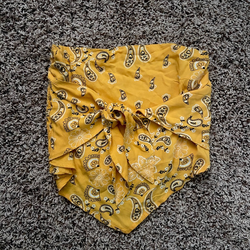 Hollister bandana print bandeau size M